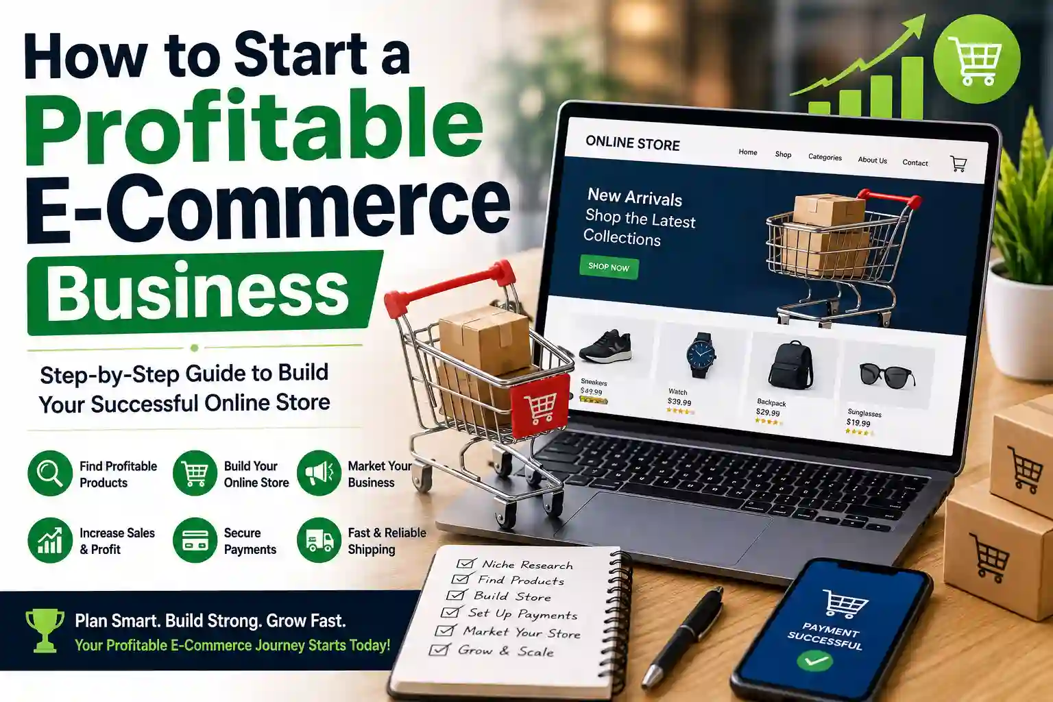 How to Start a Profitable E-Commerce Business