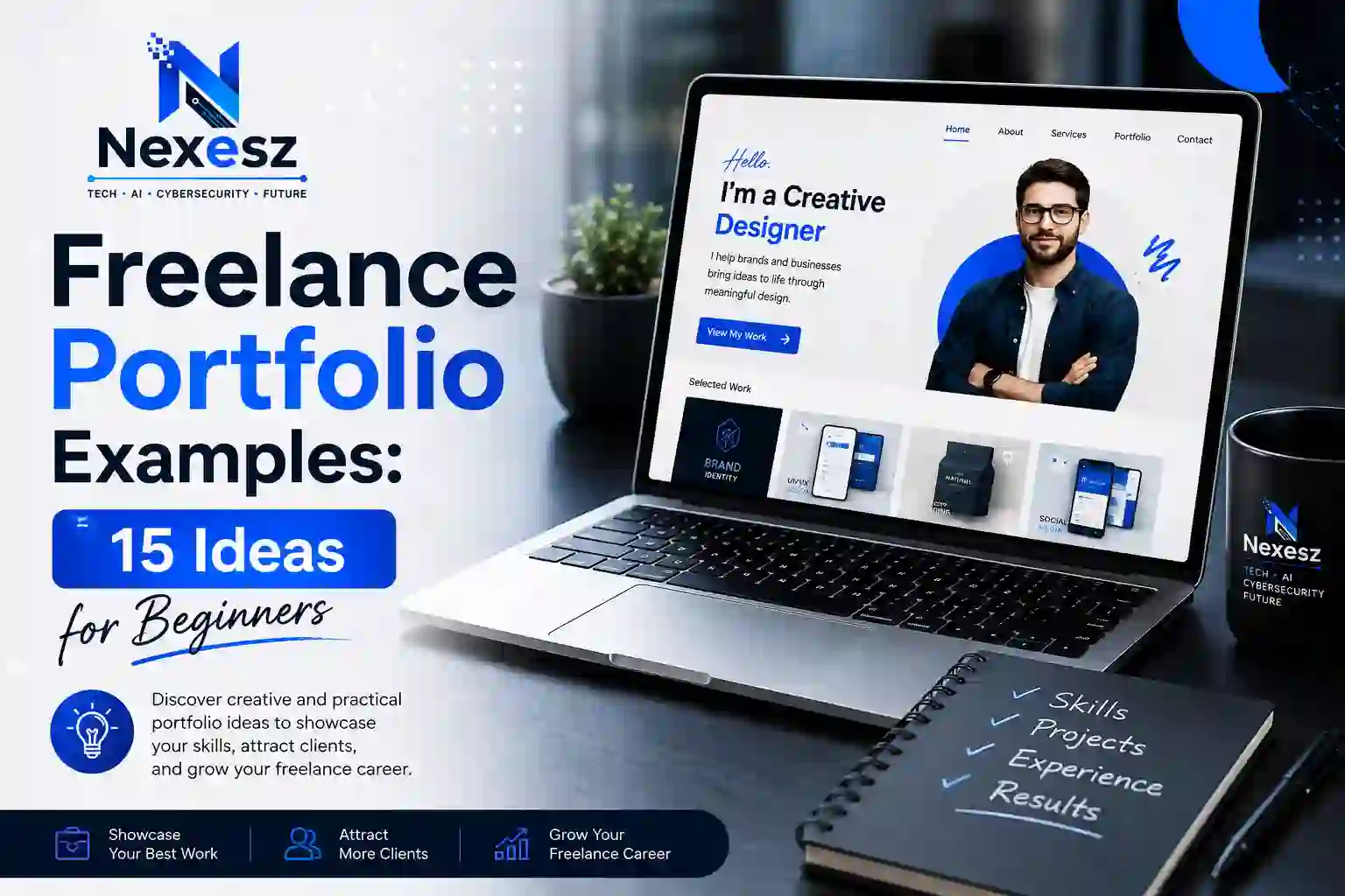 Freelance Portfolio Examples: 15 Ideas for Beginners