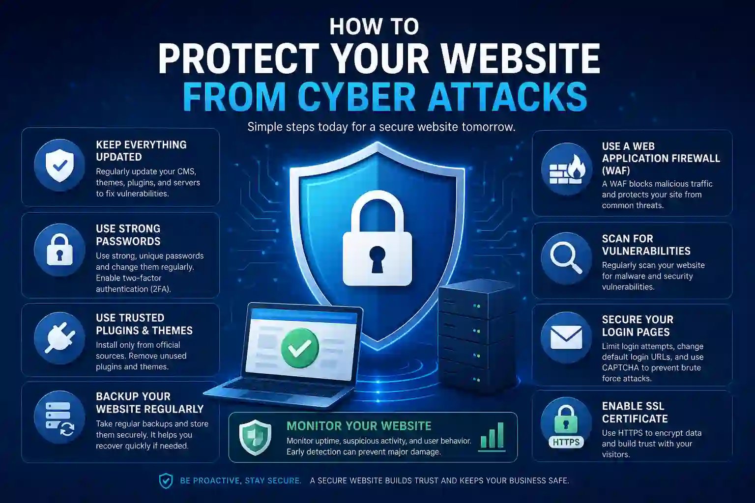 How to Protect Your Website from Cyber Attacks