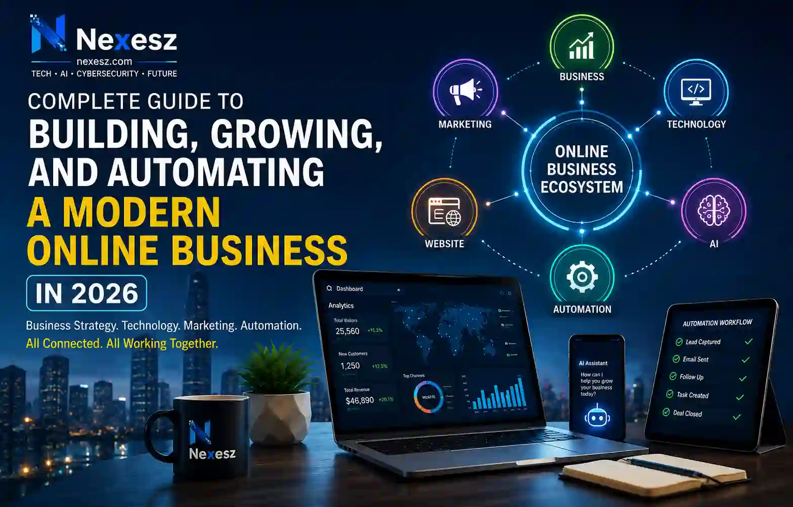 modern online business - Complete Guide to Building, Growing, and Automating a Modern Online Business in 2027