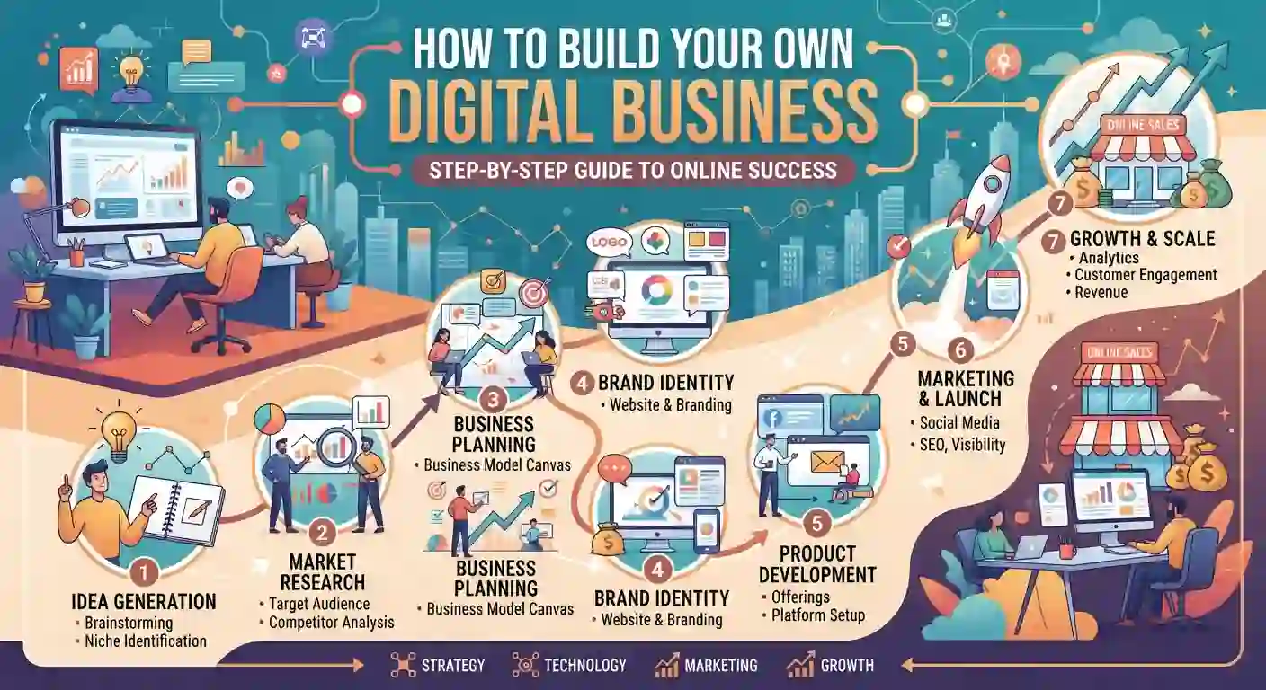 How to Build Your Own Digital Business: Step-by-Step