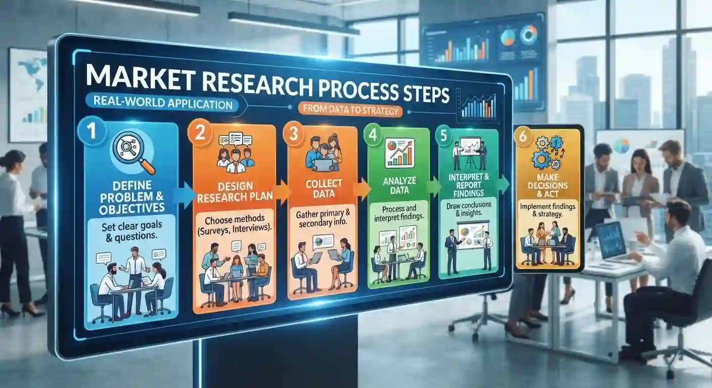Market Research Process Steps in the Real World